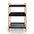 Vida Sostenible TikTok Estante de Bambú Estilo Nórdico - Impermeable y Resistente al Humo Organizador de Baño con Tablero MDF y Marco FSC Soporta 8kg Superior/10kg Inferior