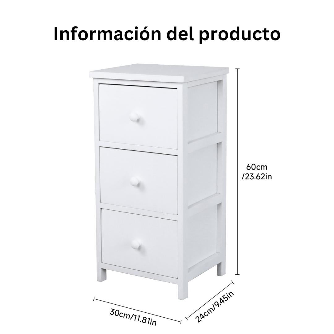 Gabinete de Madera 3 Niveles Estilo Minimalista Moderno Almacenamiento Práctico para Hogar Baño Sala Ahorra Espacio Organiza Con Estilo Diseño Funcional y Estético Estéticamente Agradable