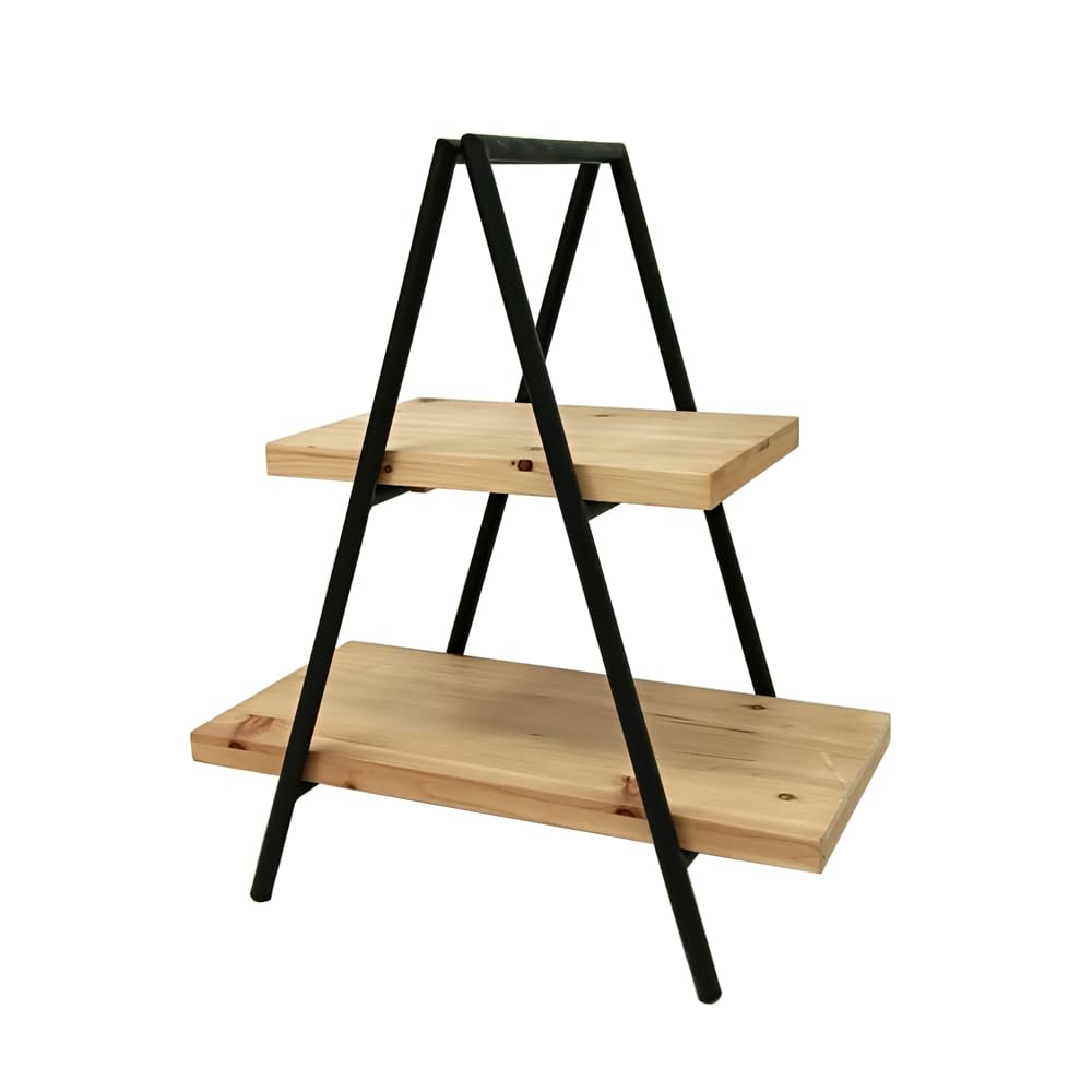 XZ-210048V Estante Organizador de Madera Natural Pirámide para Baño Alacena Lavandería Estantería Multifunción Soporte de Bambú Resistente al Óxido 5 Capas de Armario Cesta