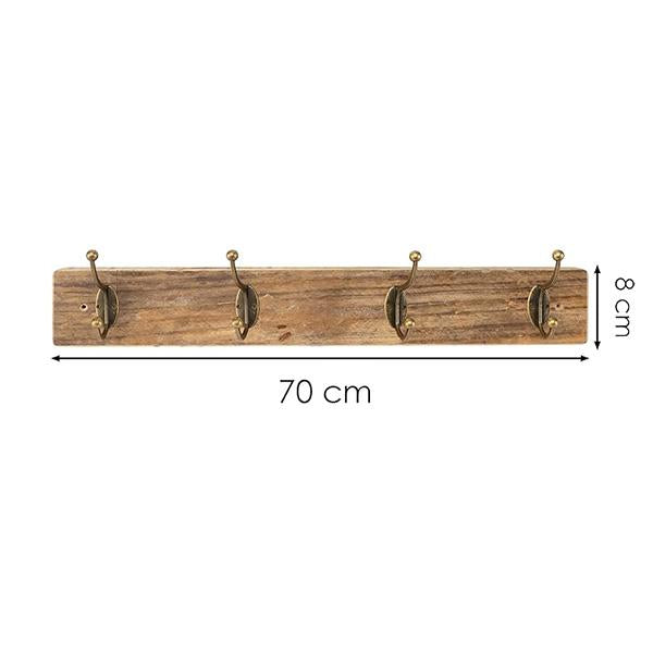 Gancho de Pared de Madera Doble sin Taladro para Organización Multifuncional Instalación Fácil Soporta hasta 5kg Diseño Minimalista Madera Maciza Ideal para Principiantes