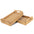Serve con Elegancia Natural Perfecto para Desayuno en Cama Set de 2 Bandejas Vintage de Madera Maciza con Asas Metálicas Reforzadas y Tapones Antideslizantes para Salón Cocina y Comedor Capacidad 5kg Tamaño 35x25x5cm