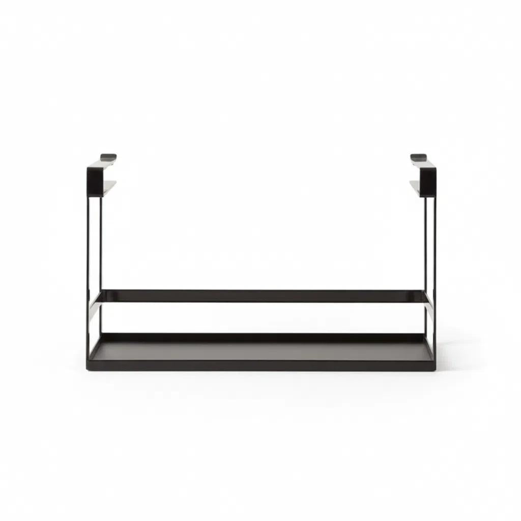 Organizador Colgante para Armarios Superiores - Estante de Metal para Condimentos Porta-esponja para fregadero Set de almacenamiento de especias Rack de cocina