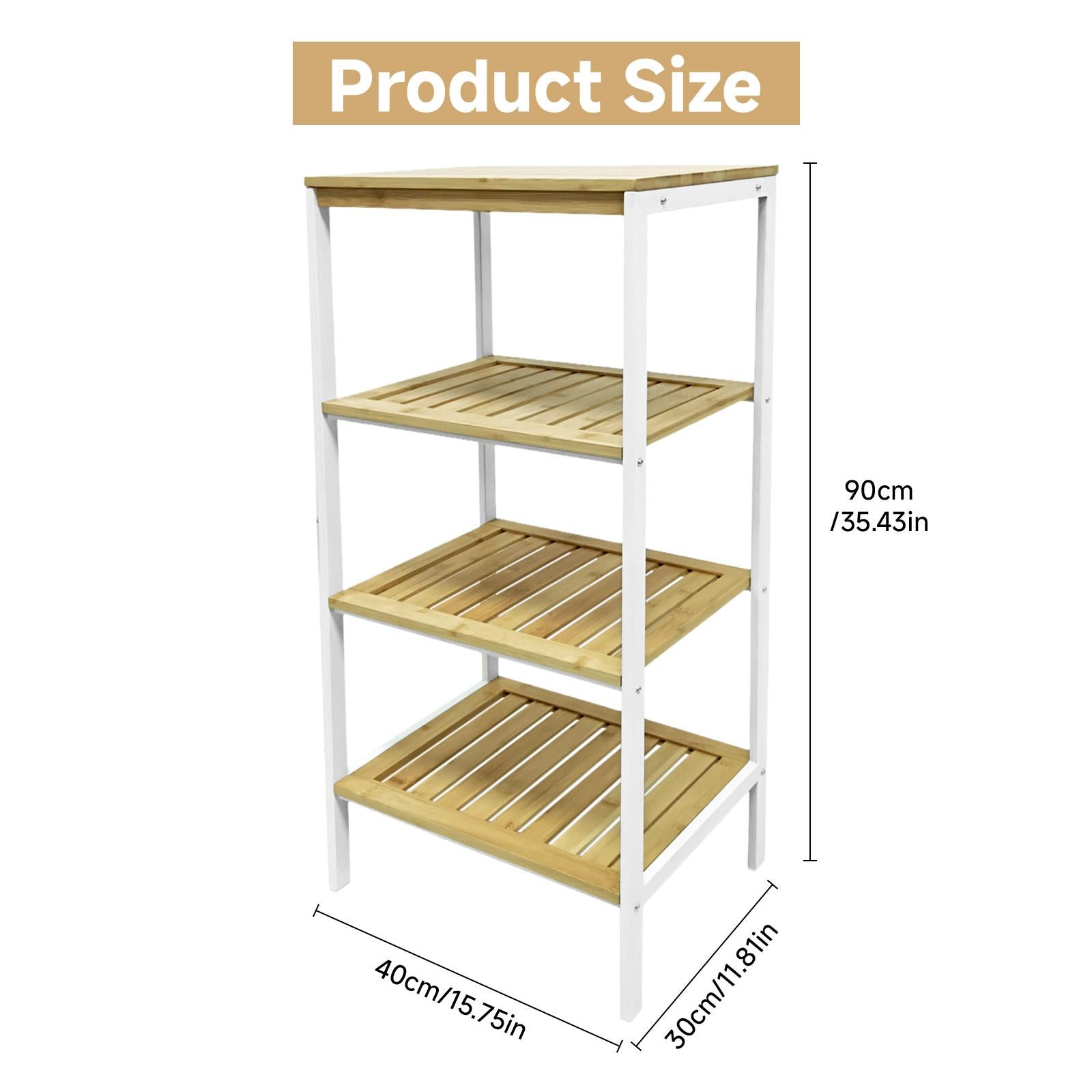 Estante de Bambú y Metal | Organizador Minimalista | Mueble Ecológico para el Hogar Rack de cocina en oferta