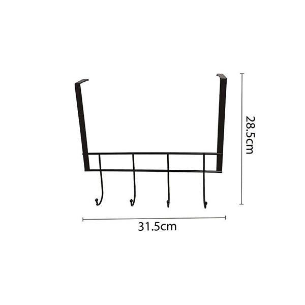Set de Organización para Baño con Gancho para Puerta y Espejo Redondo de Alta Definición Metal Grueso y Antirroto Ideal para Ambientes Húmedos Dimensiones 31.5x28.5cm Organización Bano