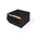 LIN HOME Set de 3 Cajas de Almacenamiento Metálicas Modulares Negro Mate y Blanco Crema Resistente a la Corrosión y Desgaste Capacidad 10kg para Oficina Dormitorio Cocina y Baño Soporte de bambú para cocina