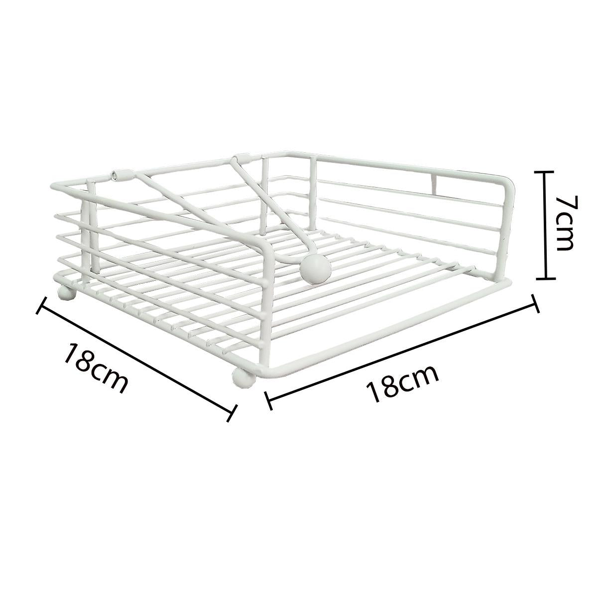 Porta Pañuelos de Metal con Ruedas Organizador Práctico para Cocina y Baño