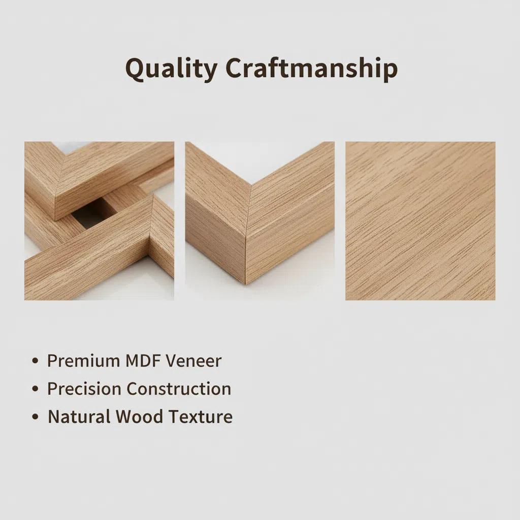Set de 6 marcos de madera estilo nórdico para pared de fotos familiar 44cm×26cm