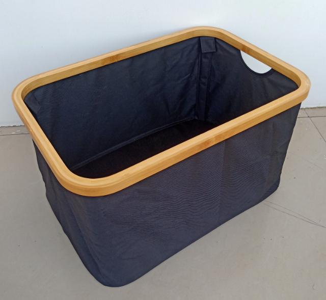 Caja Organizadora Plegable Impermeable con Marco de Bambú