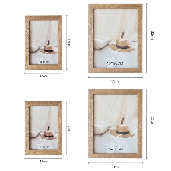Marco de Madera Maciza Estilo Nórdico Minimalista Versátil para Uso Doméstico Alta Calidad Textura Natural Diseño Ecológico y Saludable