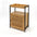 LIN HOME Mueble de Baño Antihumedad con Cajones Organización de Baño Moderna Diseño Impermeable y Ecológico Blanco Mate/Madera Natural