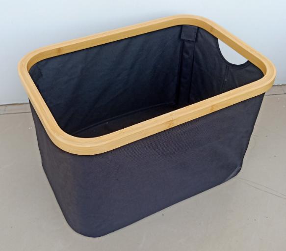 Caja Organizadora Plegable Impermeable con Marco de Bambú