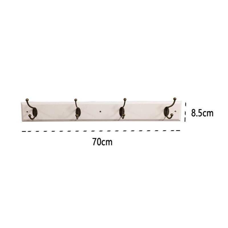 Estante Colgante para Pared Organizador Multifuncional de Metal y Madera Soporta hasta 5 kg Instalación Fácil sin Perforaciones para Baño Cocina y Dormitorio