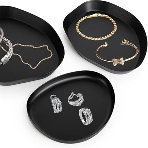 Conjunto de 3 Bandejas Ovaladas de Metal Bandejita