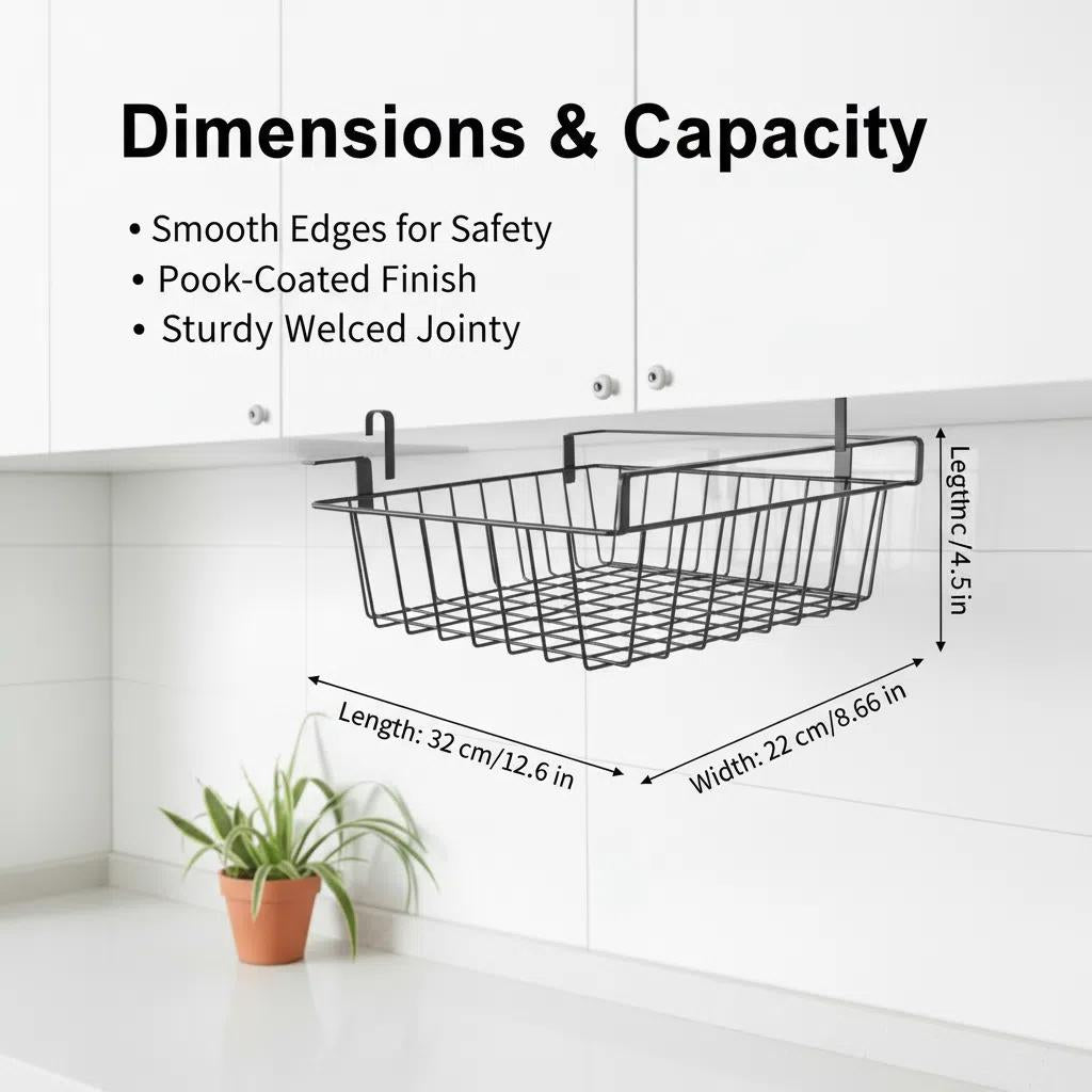 Estante Colgante para Armarios  Organizador de Metal sin Taladrar ajustable para fregadero Porta-esponja Set de almacenamiento de especias Rack de cocina