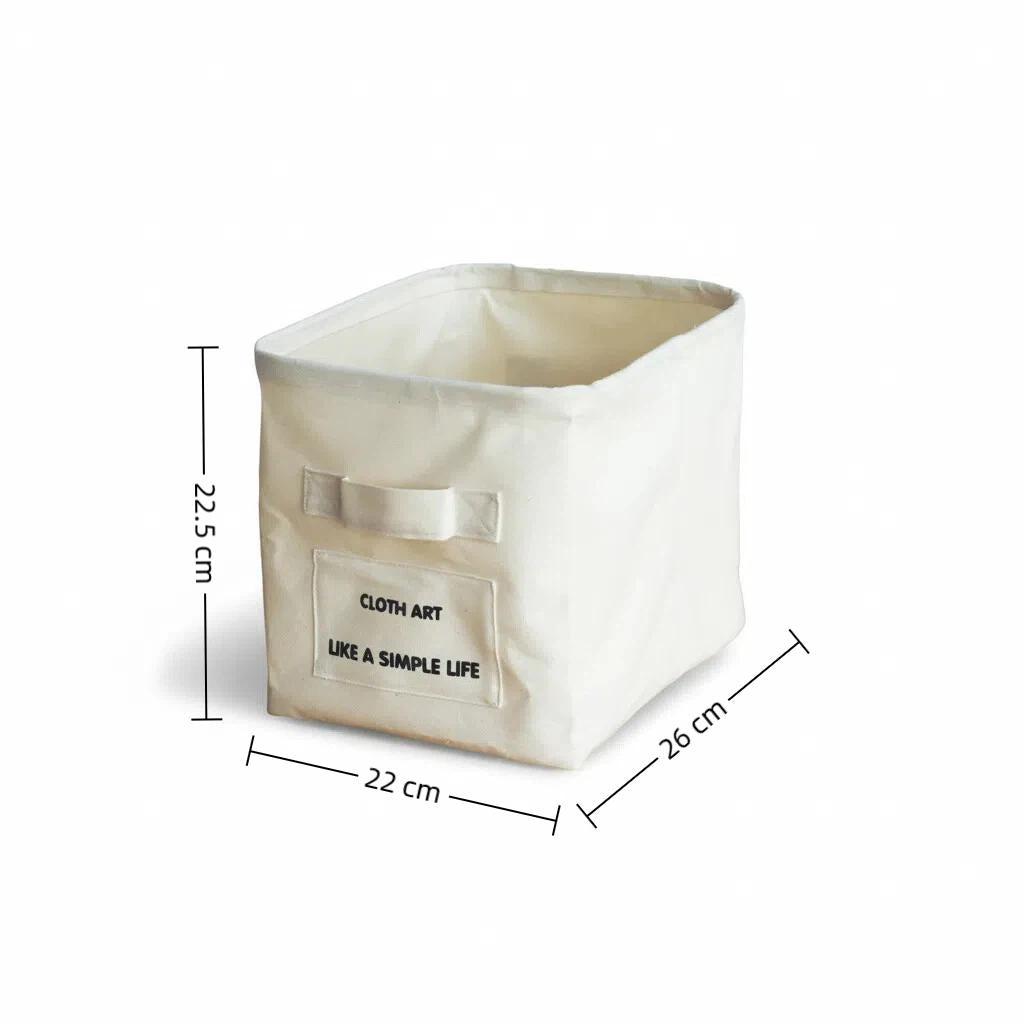 Set de Organización Minimalista | Gancho para Puerta + Cesta de Lino