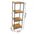 Estantería Multifuncional de Hierro y Madera Niveles 30x24x63cm Organizador Compacto para Baño y Hogar Set de Almacenamiento Estable y Versátil