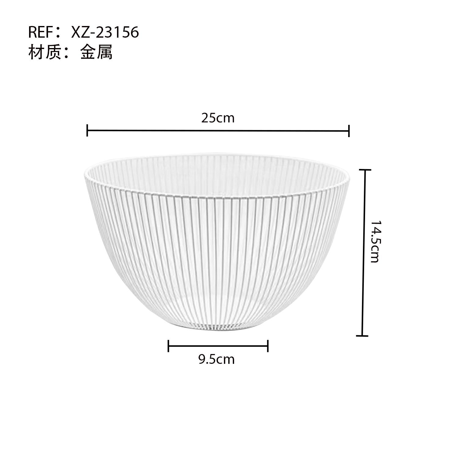 Canasta de Frutas de Metal Organizer de Cocina Diseño Moderno Porta-esponja para fregadero Cesta Resistente y Elegante Diámetro 25 cm Altura 14.5 cm Ideal para Frutas Verduras y Snacks Material Metálico Duradero Estabilidad Ideal para Cocina y Decoración