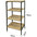 Estante de Bambú y Metal | Organizador Minimalista | Mueble Ecológico para el Hogar Rack de cocina en oferta