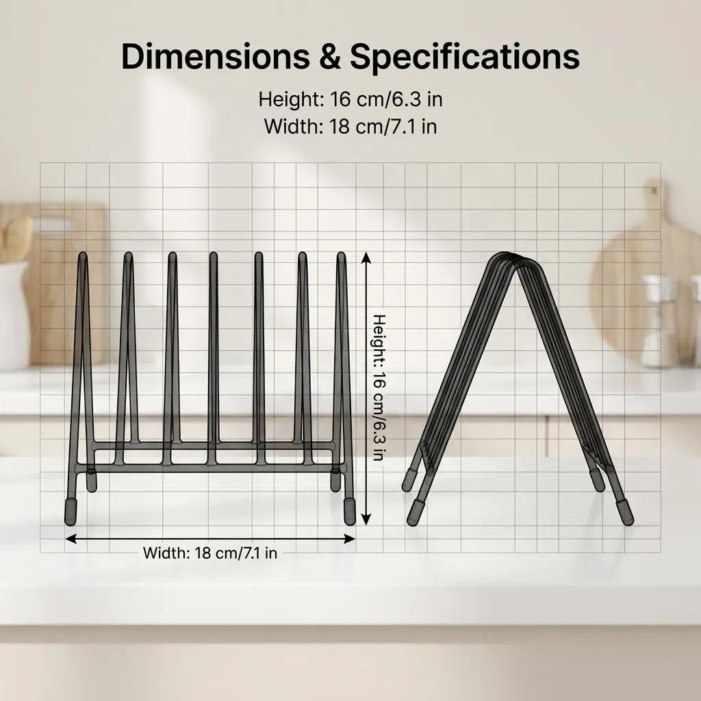 Soporte de Platos Metal Multicompartimento Ahorro Espacio Cocina Porta-esponja Ajustable para Fregadero Diseño Ondulado Resistente y Duradero Ideal para Cocinas Pequeñas