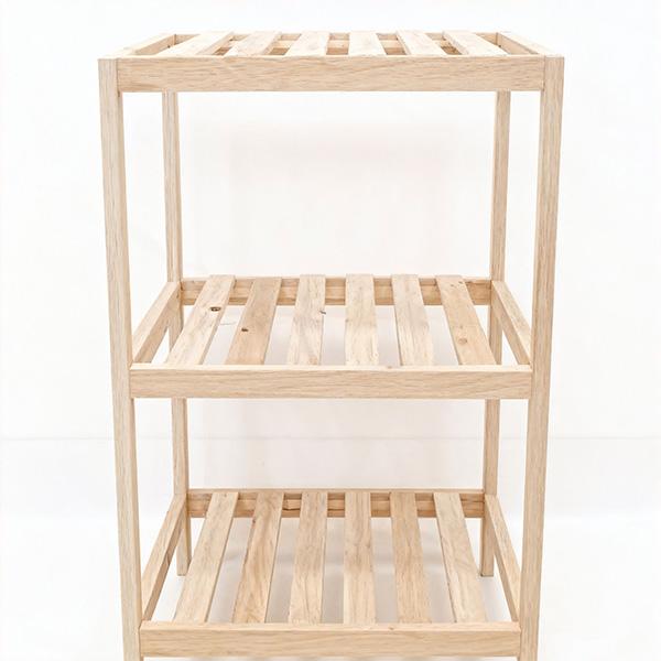 Estante de Madera Claro de Dos Capas para Hogar Pequeño Diseño Abierto y Elegante Soporta hasta 5 kg Organización Hogar Abierta muebles en oferta