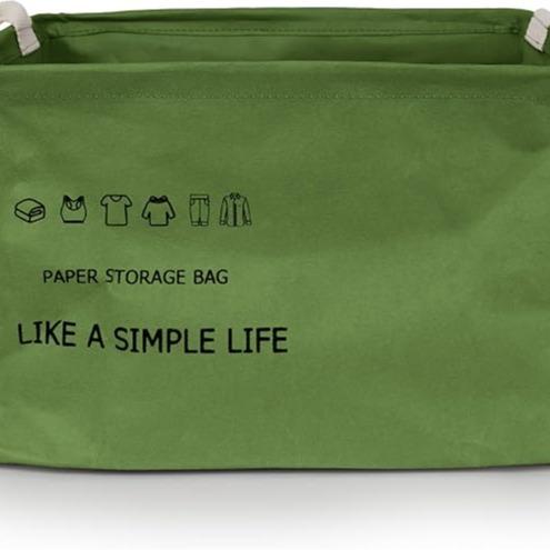 Cesta de Papel Kraft Impermeable - Organizador de Ropa Estilo Minimalista LIKE A SIMPLE LIFE