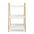 Estante Multifuncional sin Perforación de Bambú Natural y MDF Alta Densidad Organizador de Cocina con Capa Superior para Condimentos y Capa Inferior para Papel de Cocina