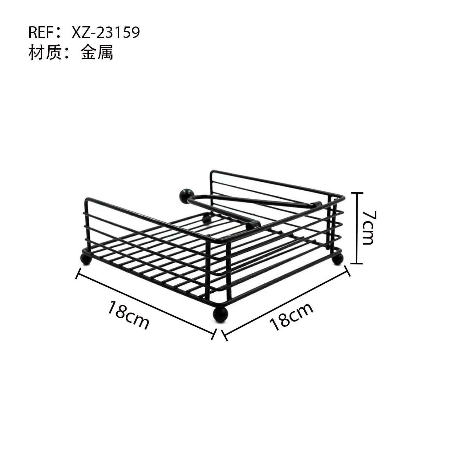 Porta Pañuelos de Metal con Ruedas Organizador Práctico para Cocina y Baño