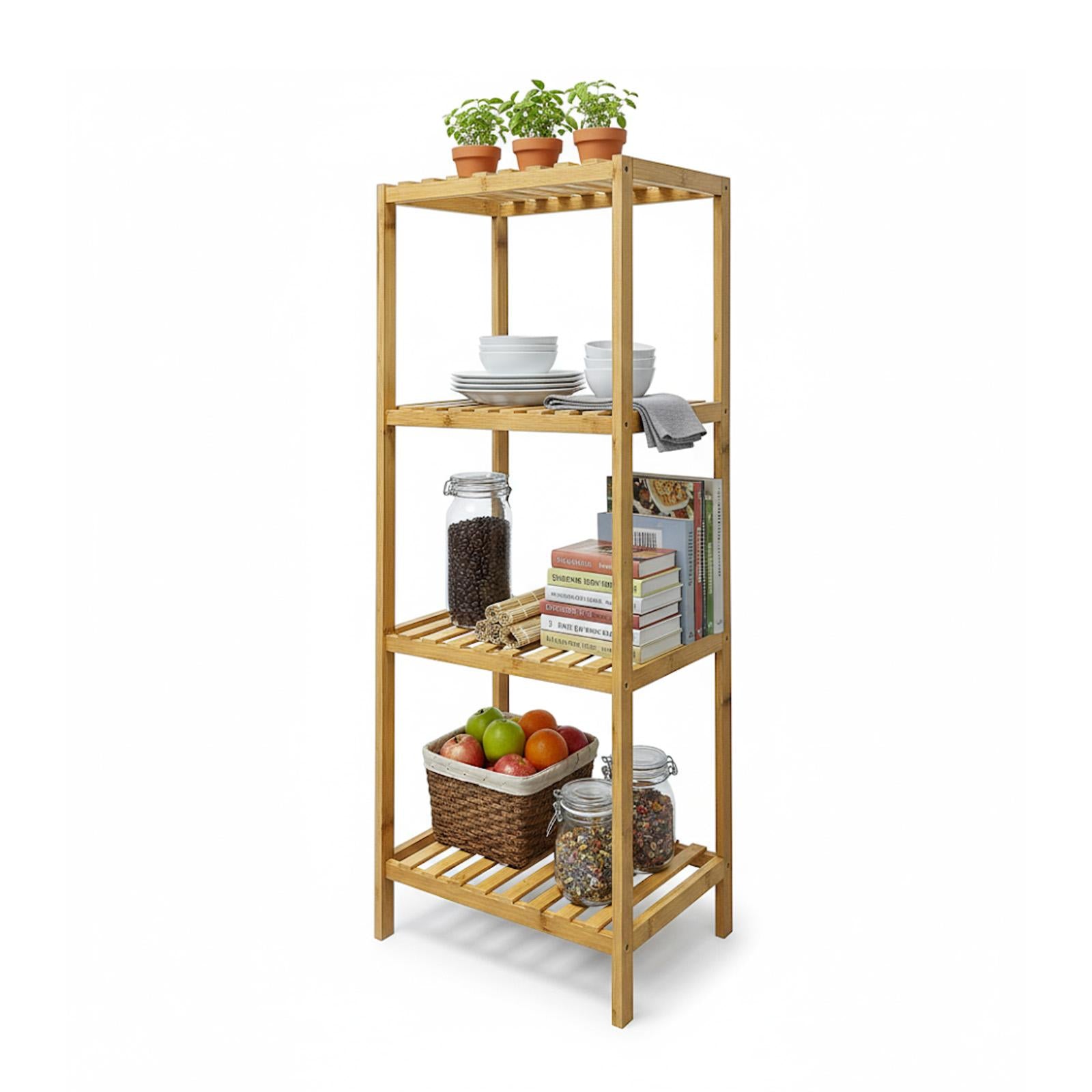 Estante Natural de Bambú Ecológico y Saludable con Diseño de Tres Niveles 69.5cm×35.5cm×26.5cm Zapatero Vertical Ideal para Organizar Espacios Pequeños Muebles en Oferta