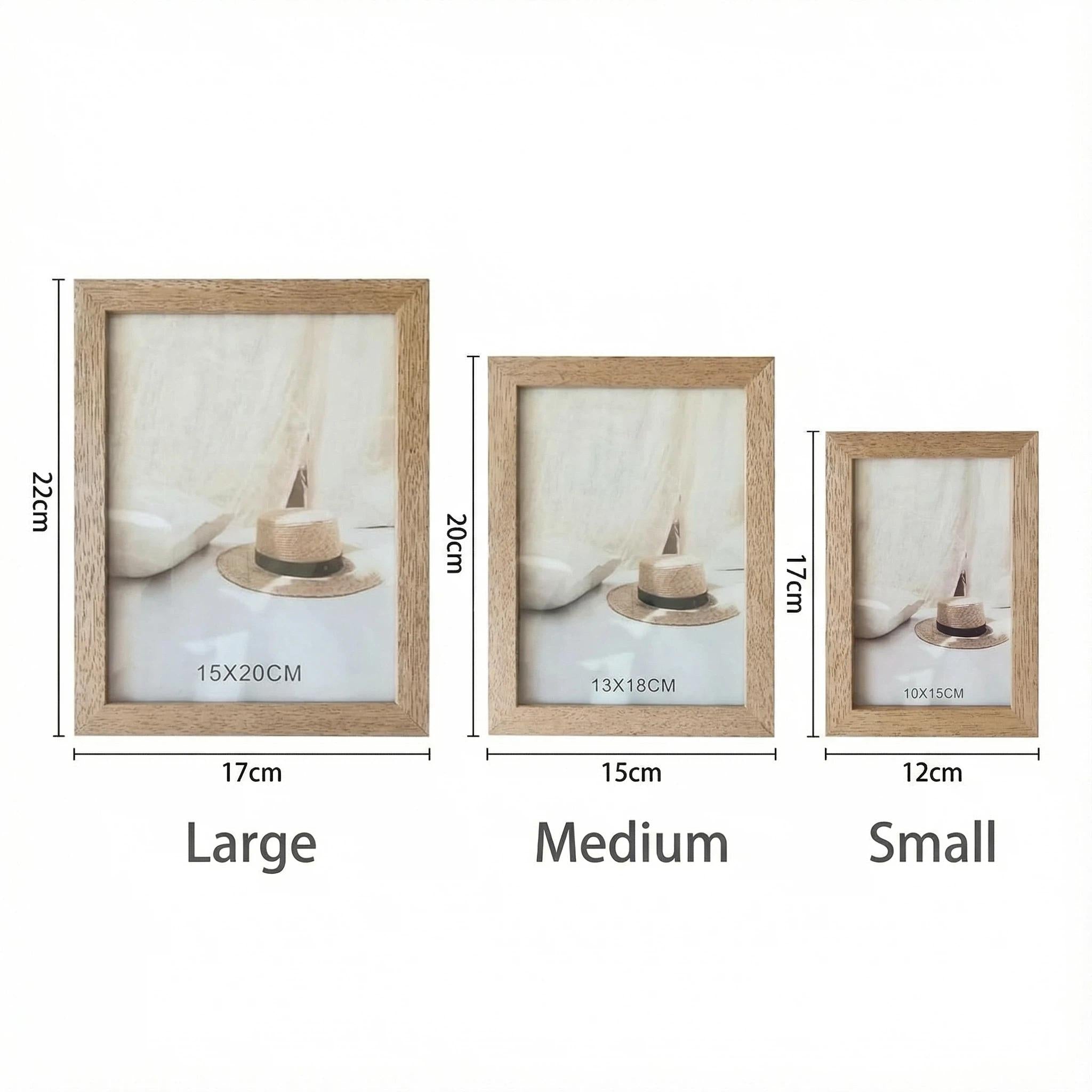 Marco de Madera Maciza Estilo Nórdico Minimalista Versátil para Uso Doméstico Alta Calidad Textura Natural Diseño Ecológico y Saludable