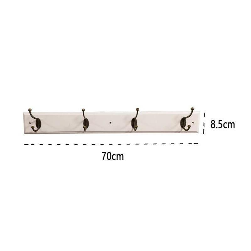 Estante Colgante para Pared Organizador Multifuncional de Metal y Madera Soporta hasta 5 kg Instalación Fácil sin Perforaciones para Baño Cocina y Dormitorio