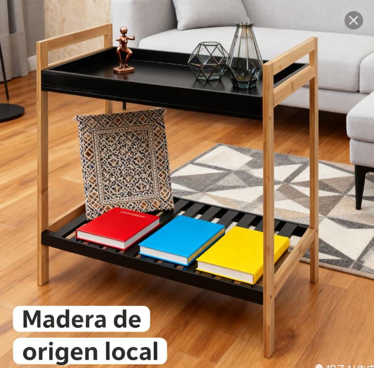 Zapatero de 2 Niveles 52.5x30x56cm de Madera y Bambú Estantería Multiuso con 2 Estantes para Entrada de Casa Diseño Compacto y Elegante Material Duradero y Espacio Ahorrador