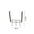Gancho Metálico con 3 Ganchos para Organización Hogar Toallero De Baño Organizador De Accesorios De Baño Material Anticorrosivo Tamaño 23cm×28.5cm Ideal para Entrada Cocina y Baño